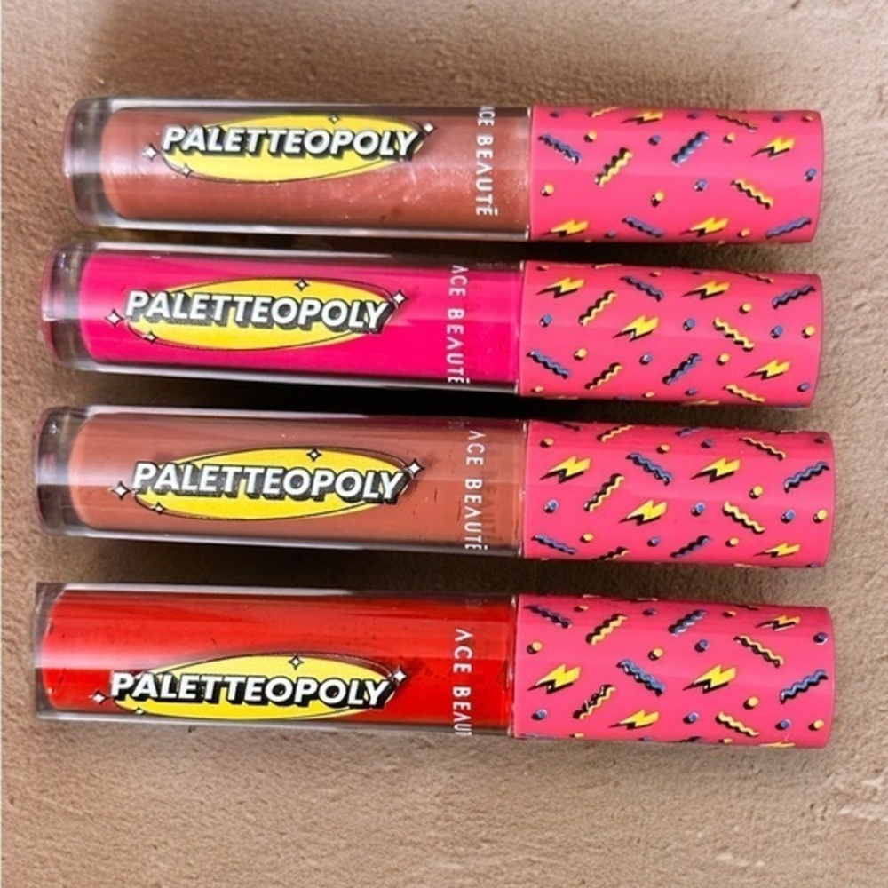 🆕 NWT Ace Beaute PALETTEOPOLY LIP SET OF 4